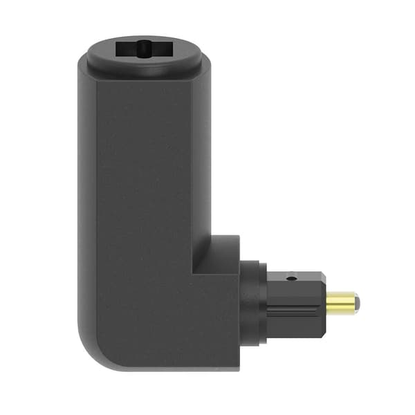 Adapter ODT Toslink Stik Til Stik Vinklet