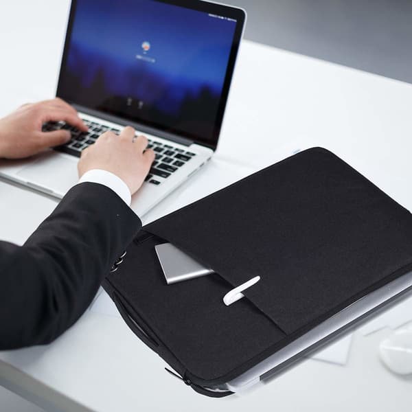 Laptoptaske 13,3 tommer kanvas Black
