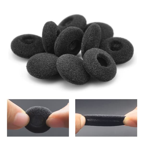 Puter for øreplugger, 5 par Black