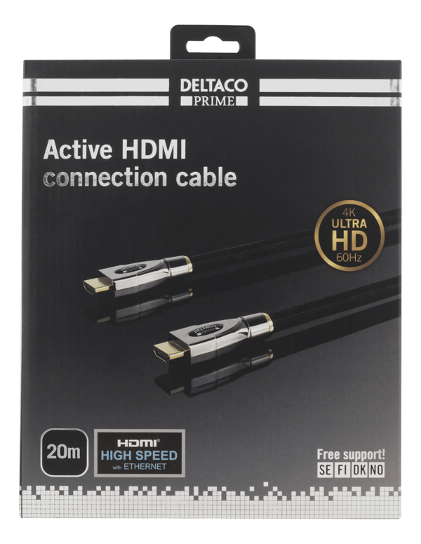 PRIME active HDMI cable 20m Textile HDMI High speed  Eth