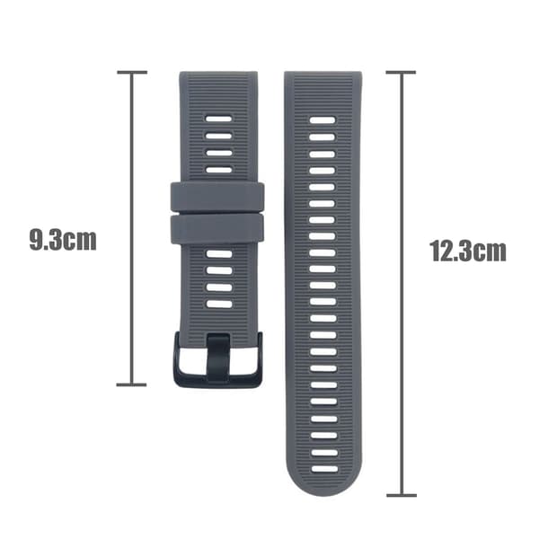 Urrem silikone Grey Garmin Forerunner 945/935, Garmin Fenix 5
