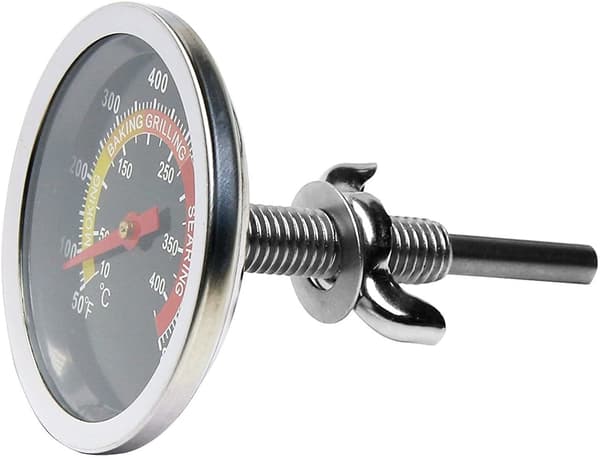 Analogt grilltermometer til grill & ovn Rustfrit stål