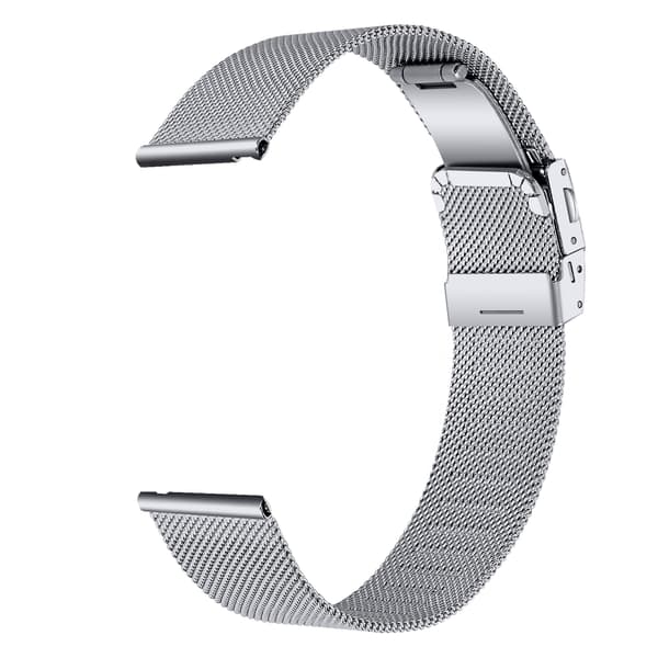 Armbånd Rustfrit stål Garmin Venu 3S / Forerunner 265s 18 mm Silver