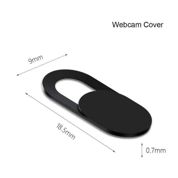Webcam beskyttelse - Webcam dæksel - sort.