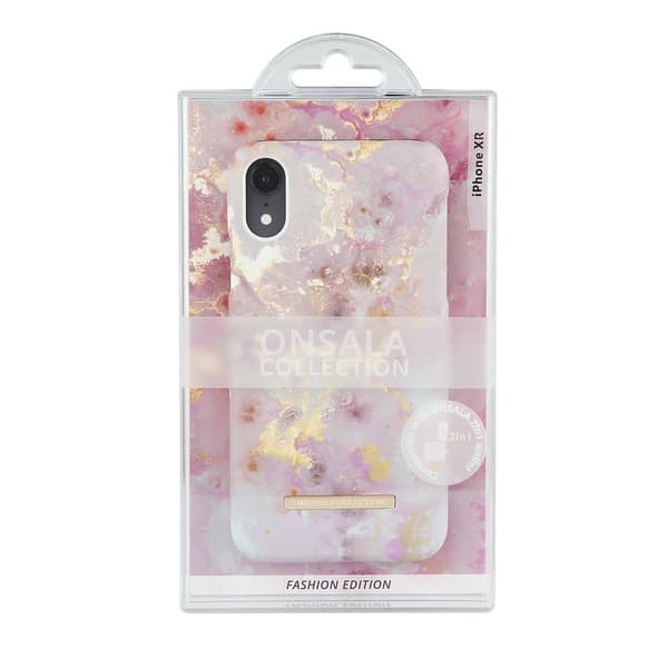Mobilskal Soft RoseGold Marble - iPhone XR