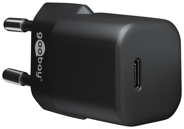 USB-C™ PD GaN hurtigoplader Nano (30 W) sort