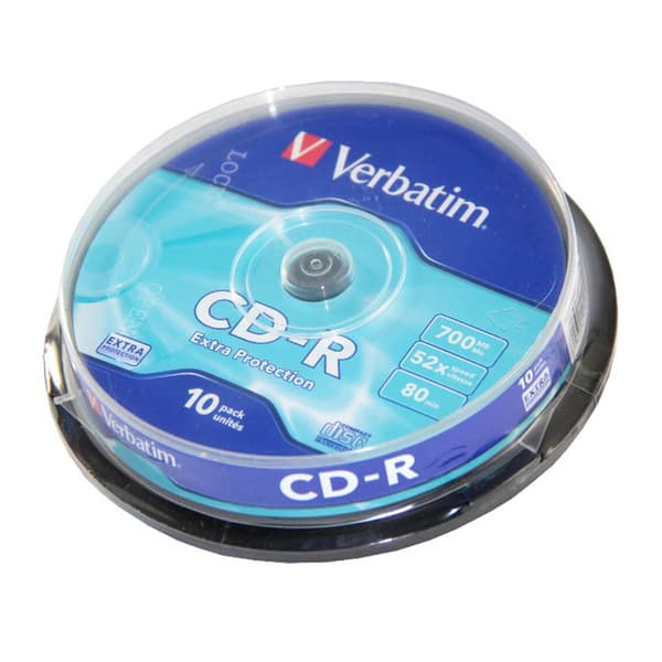CD-R 52x 700MB 10-pak Spindel