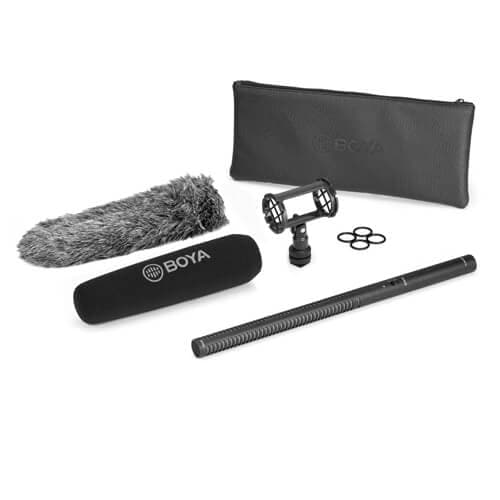 Mikrofon Shotgun Medium BY-PVM3000M Kondensator XLR