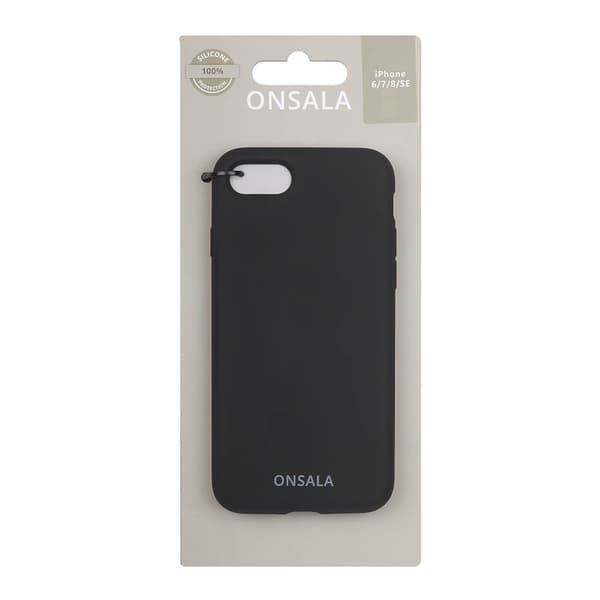 Mobilskal Silikon Black - iPhone 6/7/8/SE