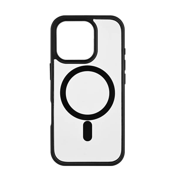 Back Bumper Clear Case MagSerie iPhone 16 Pro Clear Case Black