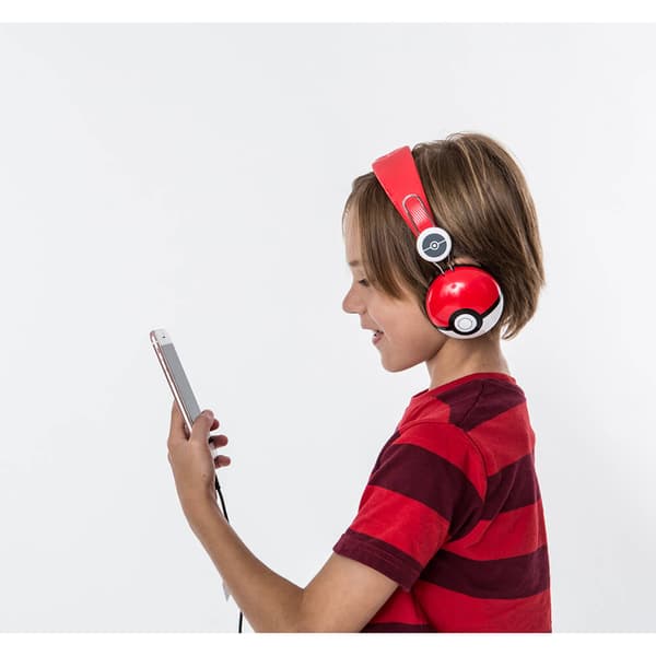 Headphone Pokeball  Wired On-Ear 90dB Dome