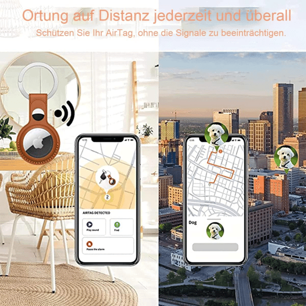 2-pack AirTag-hållare skyddsfodral MultiColor