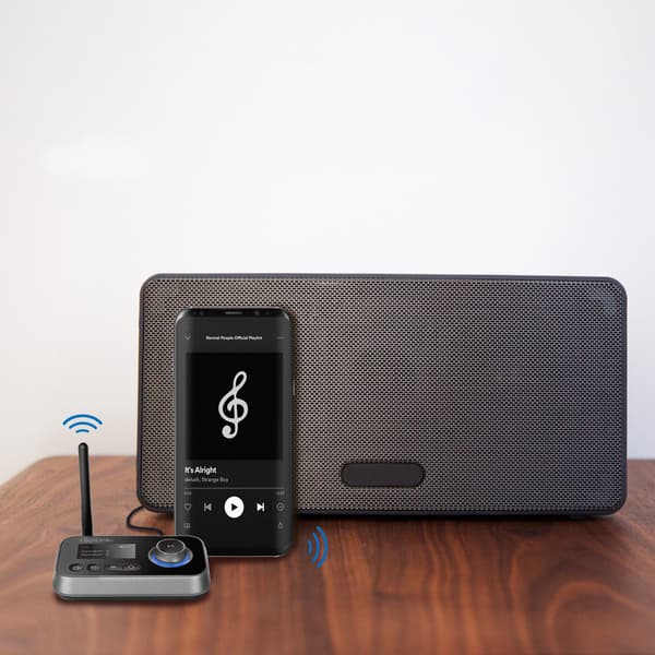 Bluetooth 5.0 2-i-1 lydsender/mottaker