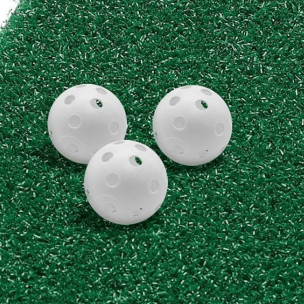 Træningsgolfbolde med huller 10-pak White