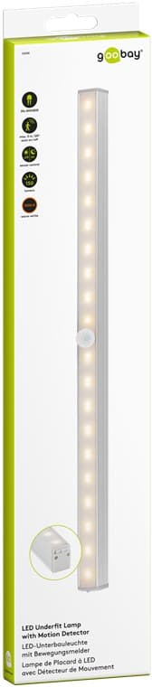 Integrert LED-belysning med bevegelsesdetektor