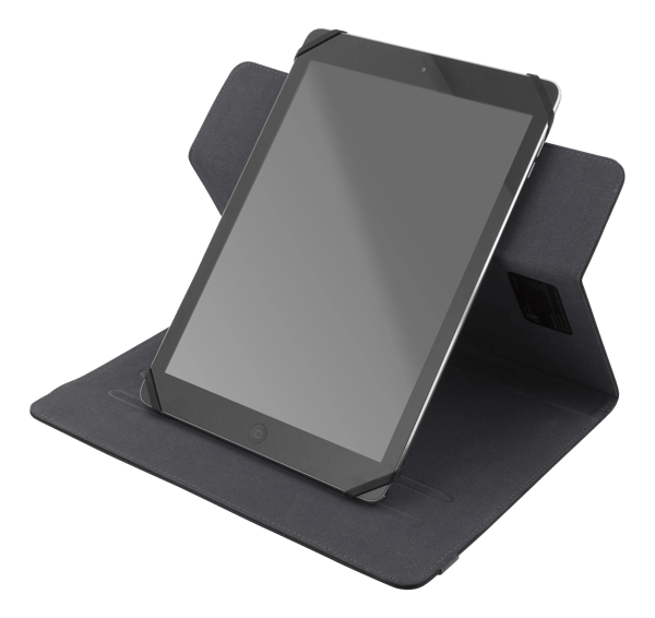 Universal tablet case 9/10.1" integrated stand, rotate