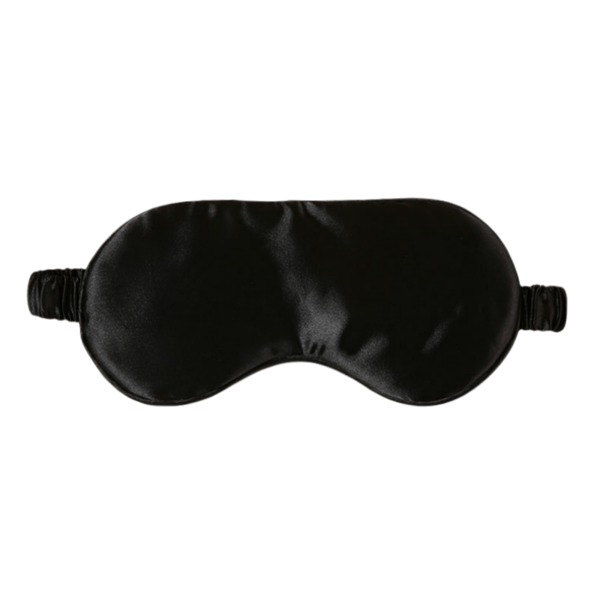 Silkkinen unimaski / silmänaamio, 2 kpl Black