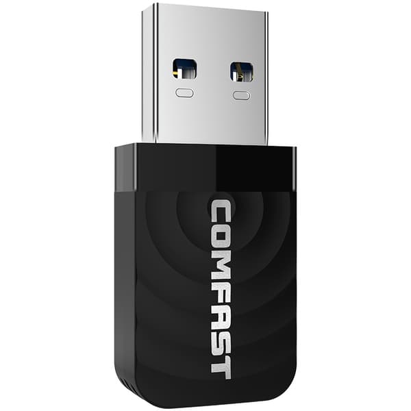 Trådløs WiFi-adapter - Svart
