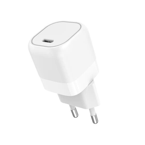 Lader 220V 1xUSB-C PD/PPS 25W Hvid