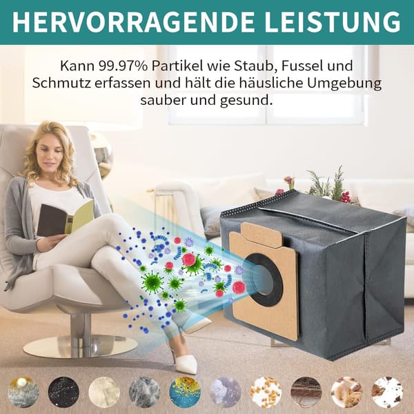 Pölypussit laitteelle Eufy X8 Pro/X10 Pro Omni