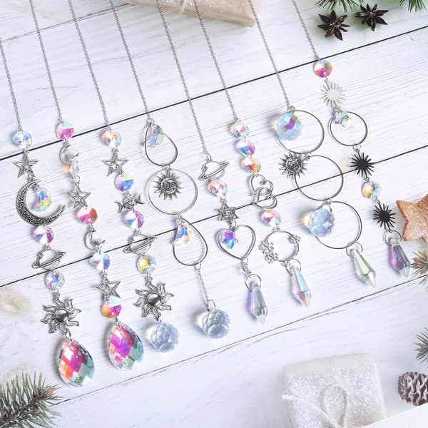 Krystallsolfangere for oppheng Silver