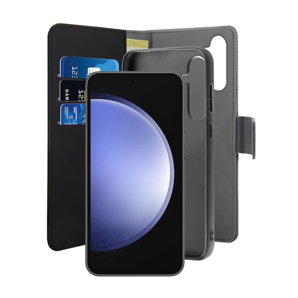 Samsung Galaxy S23 FE wallet, detachable, black