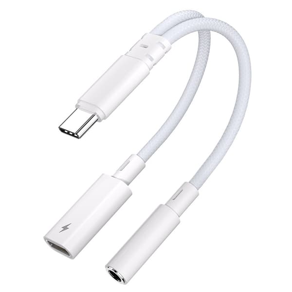 AA10-B2P15 USB-C - 3,5 mm -sovitin PD-latauksella