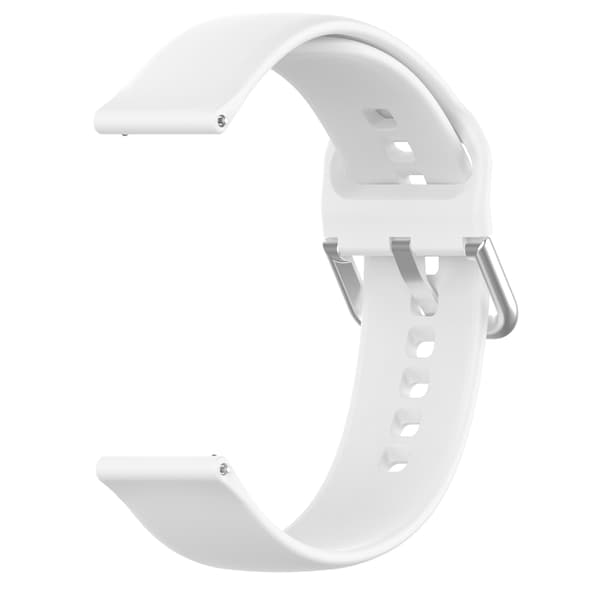 20 mm silikone armbånd til Garmin/Vivomore White