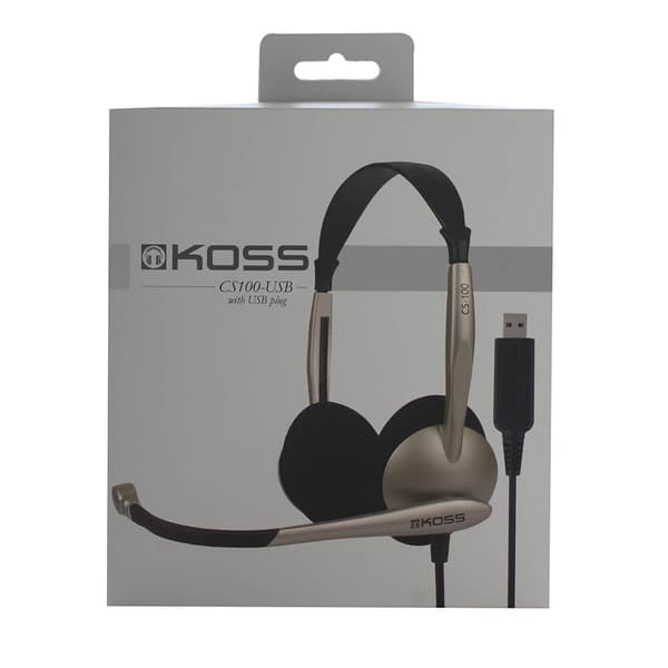 Multimedia Headset CS 100 Guld Sort Mic