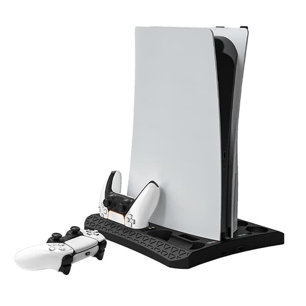 Multifunktionelt køle- og opladningsstativ til PS5 + PS MOVE