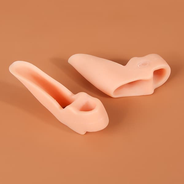 Silikoniset varvassuojat - 2 paria Beige