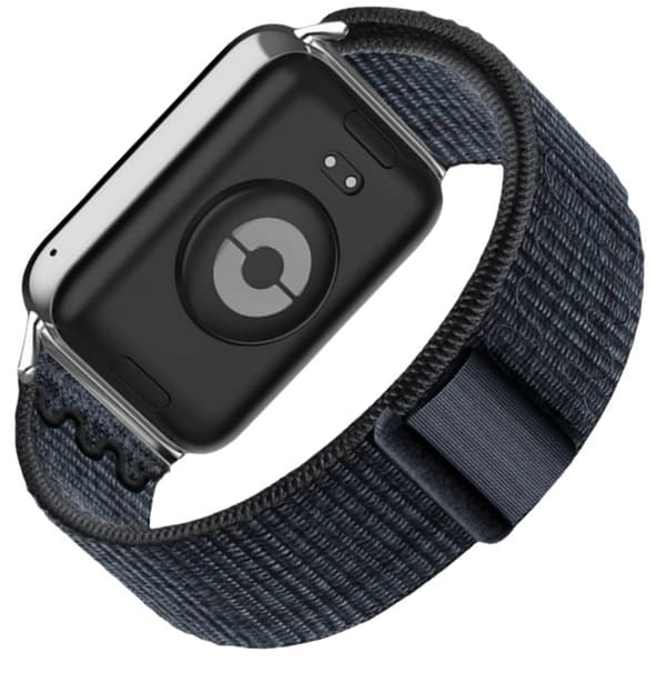 Alpine Loop -punottu nailonkellonranneke Xiaomi 9 Pro / 8 Prolle Black+Blue