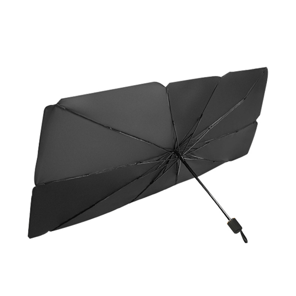 Hopfällbart Solskydd för Bilvindrutor 125×65 cm