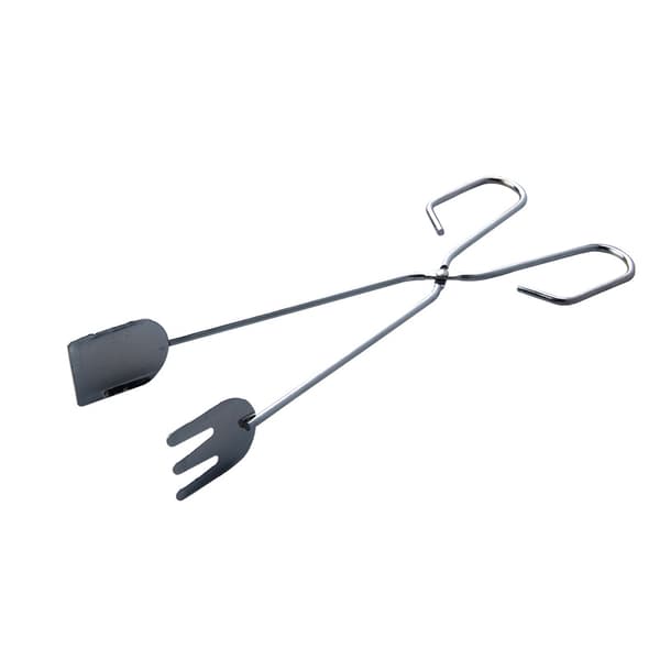 2-pakning grillklyper for kull - 31 cm grillklyper i rustfritt stål