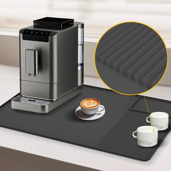 Silikonmatta för Kaffemaskin Black