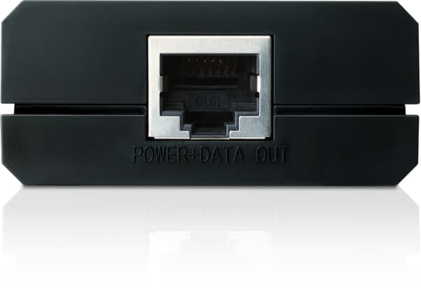 PoE (Power Over Ethernet) injector, black