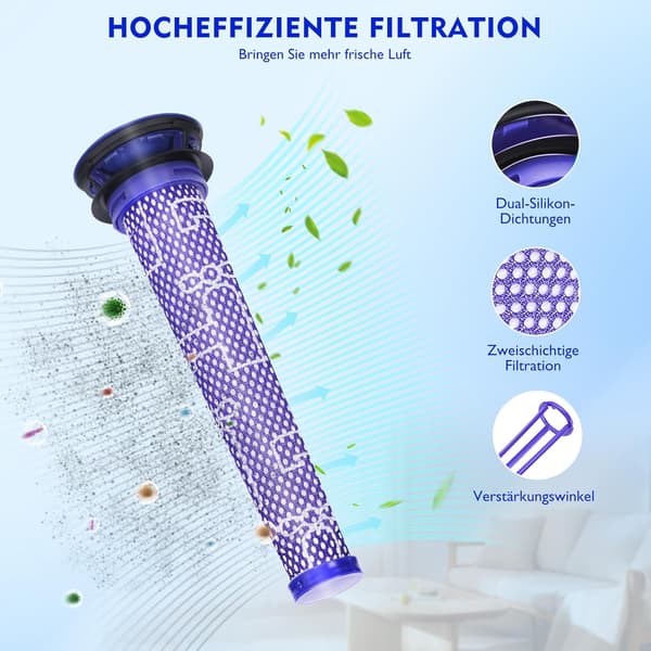 Dyson V8 Støvbeholder med Filter Erstatning