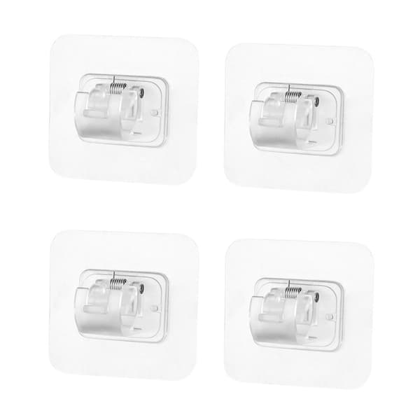 Självhäftande hållare för gardinstång 2-pack