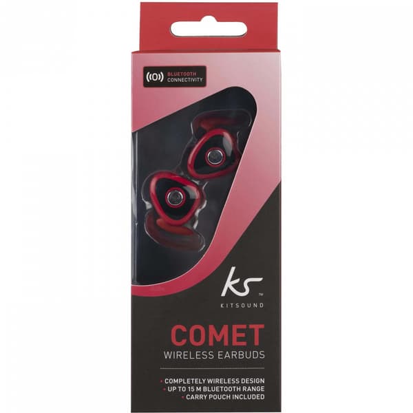 Hörlur Comet In-Ear True Wireless Röd