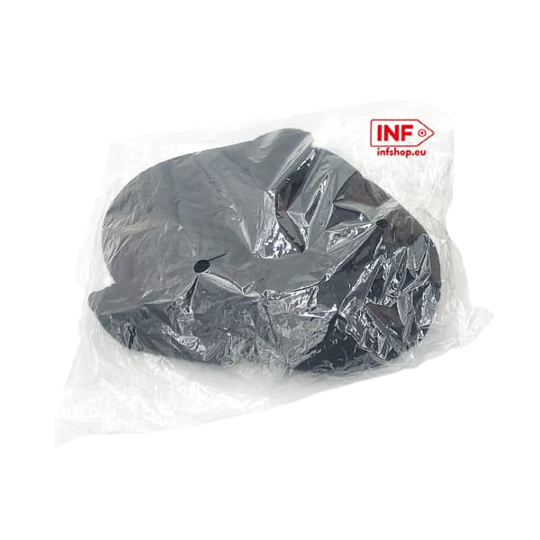 Varm lue med øreklaffer Black S