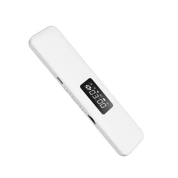 Beinledning Bone Conduction Trådløs 5.4 Bluetooth Musikkboks Søvn Høyttaler med Timer White