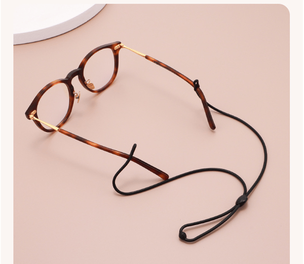 Justerbare brillesnorer - 5 stk Black