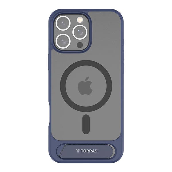 Torras Pstand -sarjan kotelo iPhone 16 Prolle (sininen)