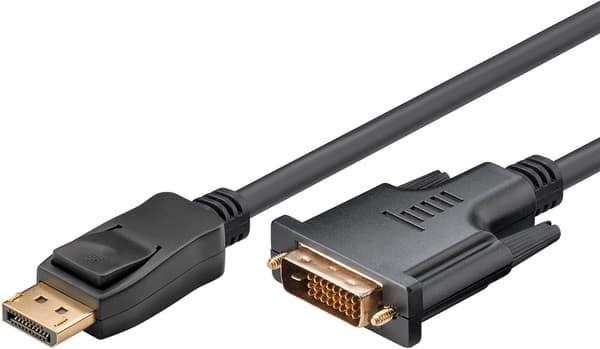 Adapterkabel för DisplayPort™/DVI-D Guldpläterad