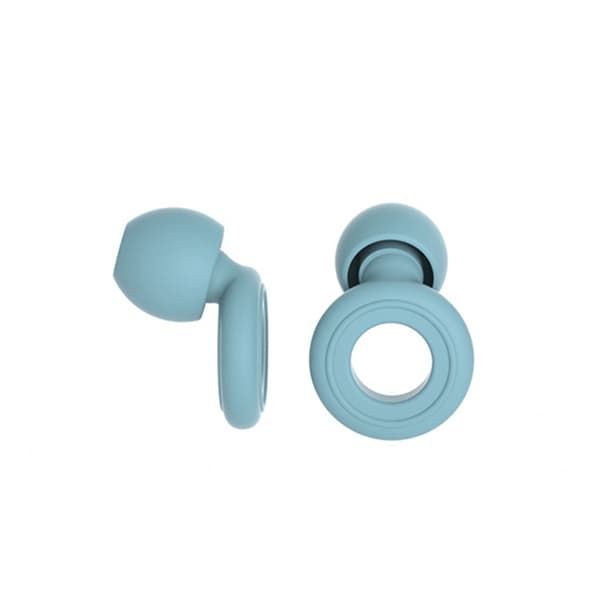 Brusreducerande öronproppar med fodral Grey+Blue