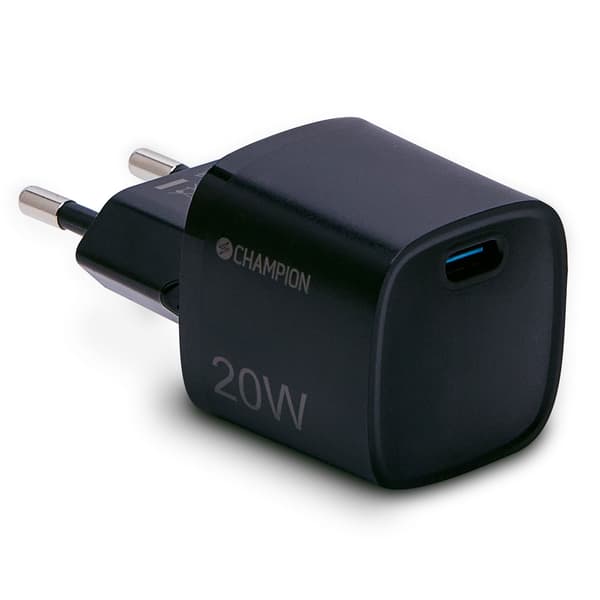 Oplader 20W PD Sort