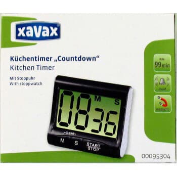Kökstimer Digital Svart