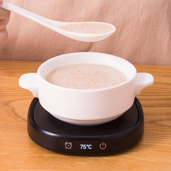 Smart Muggvärmare med Temperaturinställningar Black