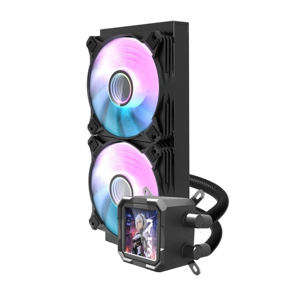 Darkflash DV240S CPU-vesijäähdytin (musta)