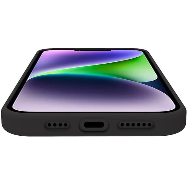 Cromo Soft gummideksel iPhone 15 Plus Black